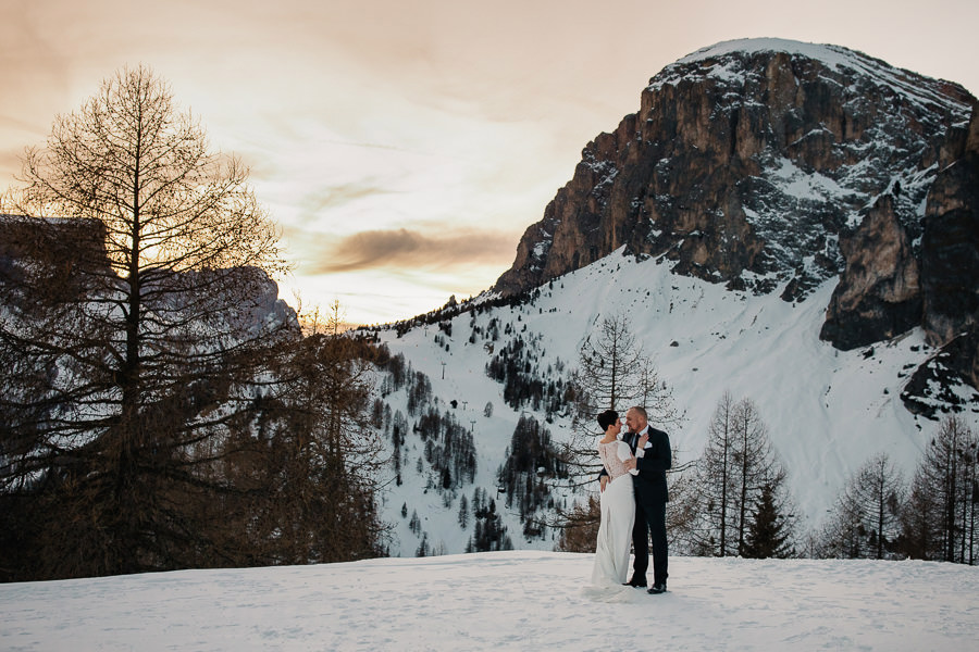 Romantic Winter Wedding in Italy