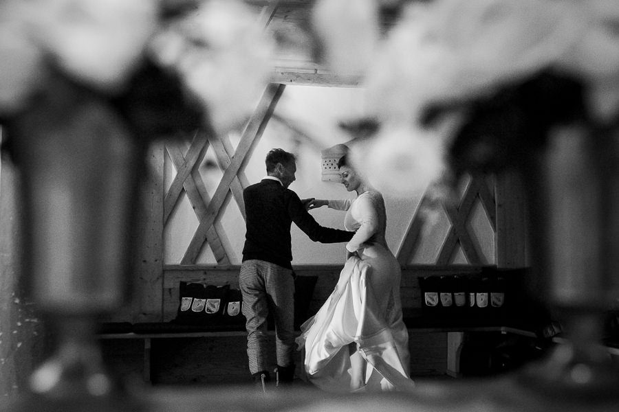 Snow Winter Wedding in Italy