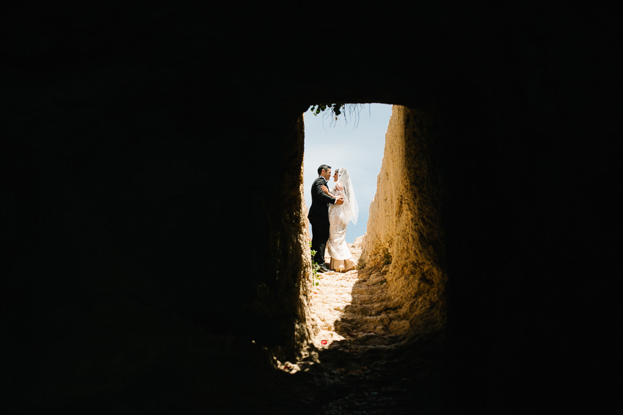 Dwejra Window Wedding Photos Bride and Groom